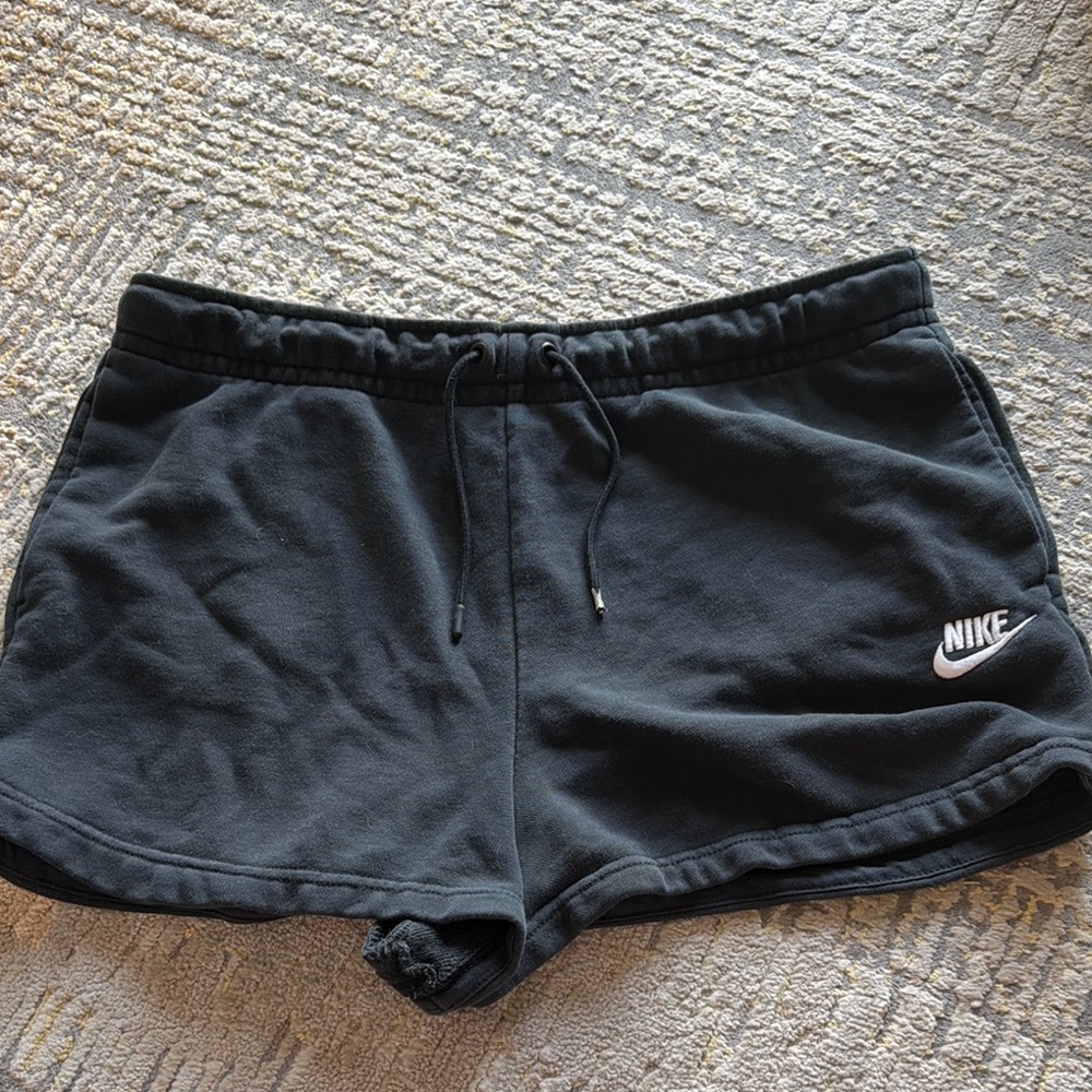 Nike Women’s Black Fleece Drawstring Shorts